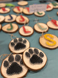 Dog Paw Ornament